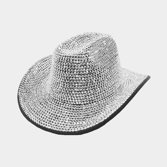 Bling Studded Fedora Hat main image 6